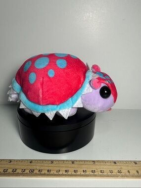 Adopt Me! Series 2 surprise plush pet Glyptodon character pink shell blue spots